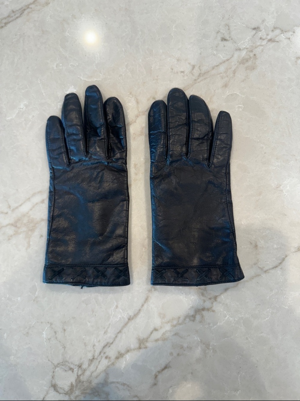 Fownes Black Leather Gloves - Women’s
